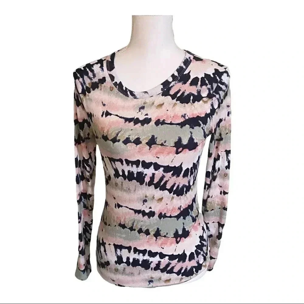NOBO Tie-Dye long sleeve ribbed shirt size 7/9